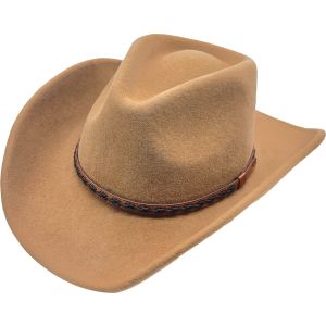 Classic Wool Felt Cowboy Hat 