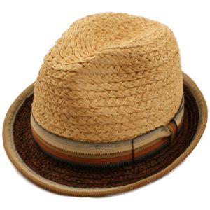 Brim Coloured Summer Trilby Hat