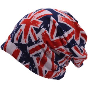 Union Jack Slouch Beanie Hat