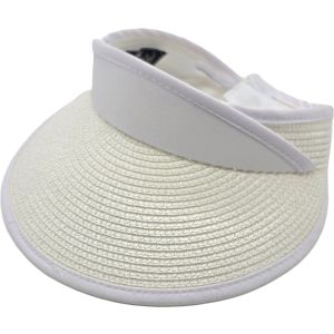Packable Womens Summer Visor - Beige