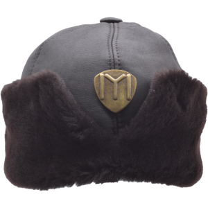 Real Leather Round Bork Hat