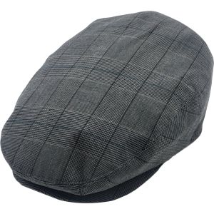 Mens Casual Outdoor Checked Flat Cap