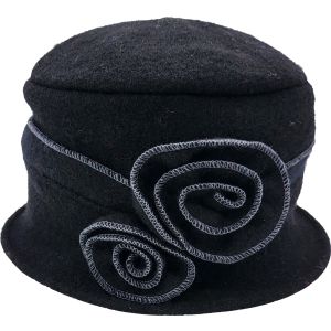 Women&#039;s Wool Vintage Cloche Hat