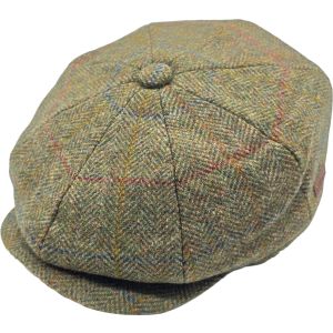 Classic Multi-color Herringbone Newsboy Cap
