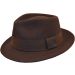 Wool Felt Fedora Hat - Beige