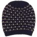 Angora Beanie Hat - Black