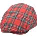 Scottish Tartan Flat Cap
