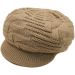 Womens Peaked Wool Hat - Grey