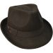 Wool Felt Trilby Hat - Black