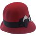 Womens Wool Felt Vintage Cloche Hat