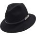 Womens Wool Felt Fedora Hat