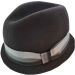 Classic Black Trilby Hat