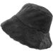 Adjustable Faux Fur Bucket Hat