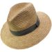 Adjustable Summer Fedora Hat with Stripe Ribbon