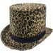 Fancy Leopard PVC Top Hat