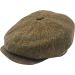Wool Checked Newsboy Cap