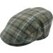 Classic Checked Wool Flat Cap