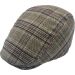 Checked Pattern Flat Cap