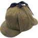Checked Sherlock Holmes Deerstalker Hat
