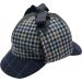 Patchwork Deerstalker Houndstooth Hat