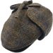 Tweed Flat Cap with Ear Flapped