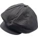 Big Apple Leather Newsboy Cap