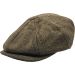 Classic Herringbone Wool Newsboy Cap