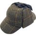 Sherlock Holmes Deerstalker Houndstooth Hat