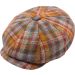 100% Wool Multicolour One Size Newsboy Cap
