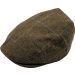 Check Tweed Flat Cap