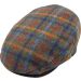 Multi-Coloured Wool Tweed Flat Cap