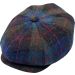 Multi-Coloured Tweed Newsboy Cap