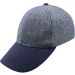 Wool Blend Baseball Cap with Suede Peak