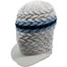 Rasta Knitted Beanie Hat with Peak