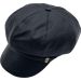 Women’s Faux Leather Newsboy Cap