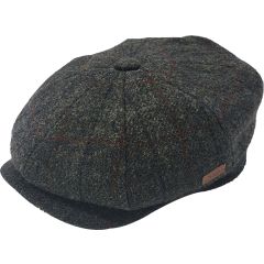 Classic Wool Olive Green Newsboy Cap