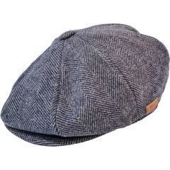 Classic Herringbone Newsboy Cap