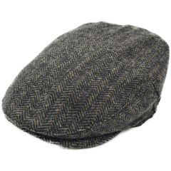 Classic Herringbone Flat Cap