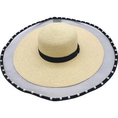 Womens Wide Brim Sun Hat