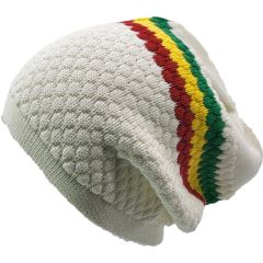 Rastafari Knitted Slouch Beanies