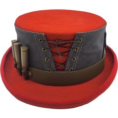 Fashioned Geniune Leather Top Hat