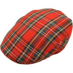 Scottish Tartan Flat Cap