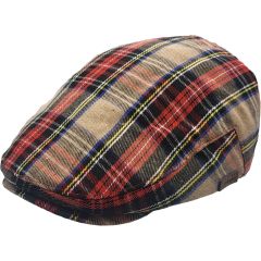 Tartan Flat Cap
