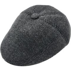 Winter Newsboy Flat Cap With Ear Flaps