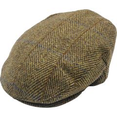 Classic Herringbone Flat Cap