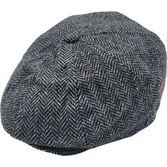 Herringbone Newsboy Cap