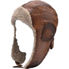 Genuine Leather Trapper Hat