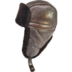 Genuine Leather Trapper Hat