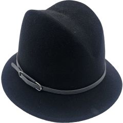 Women's Wool Felt Trilby Cloche Hat