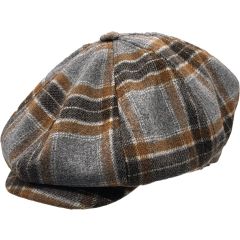 Checked Newsboy Caps